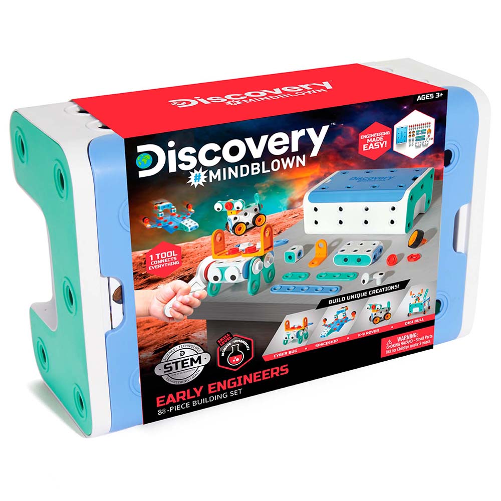 Discovery Mindblown - Toy Early Engineers Building Set - 88 pcs