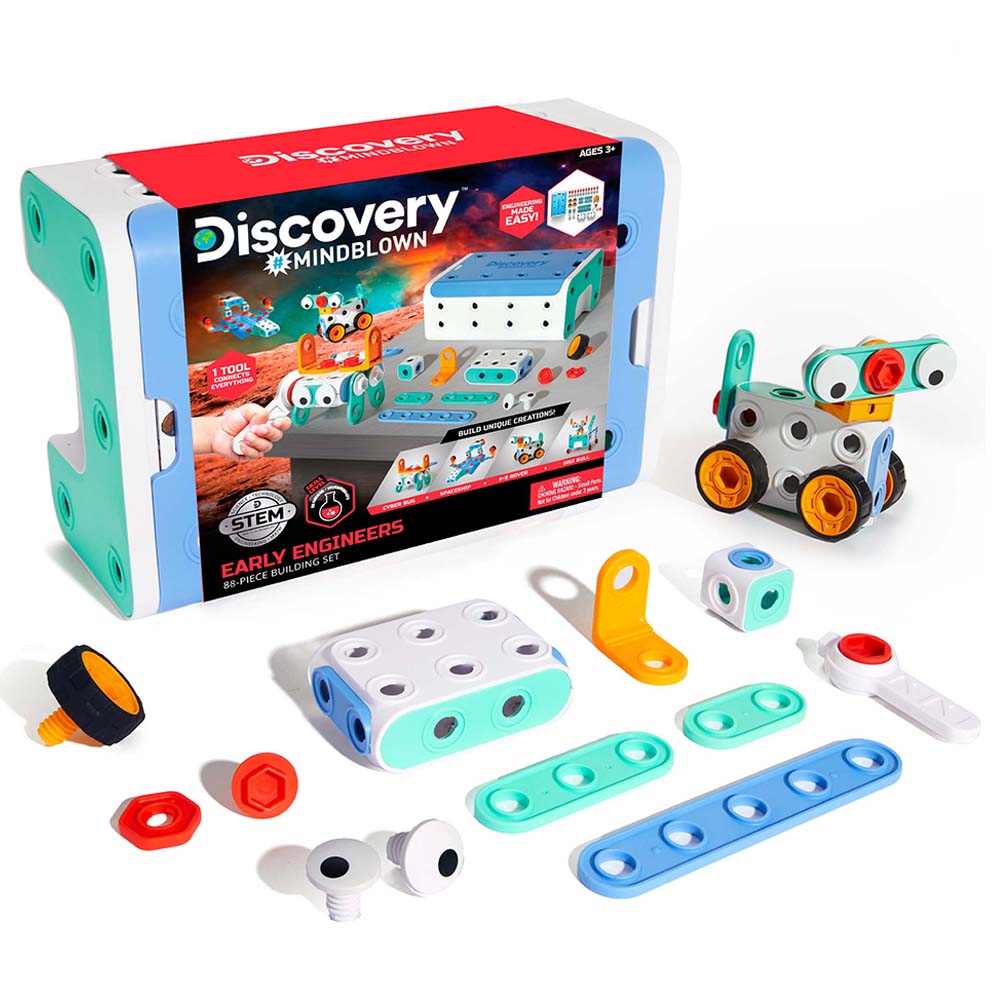 Discovery Mindblown - Toy Early Engineers Building Set - 88 pcs