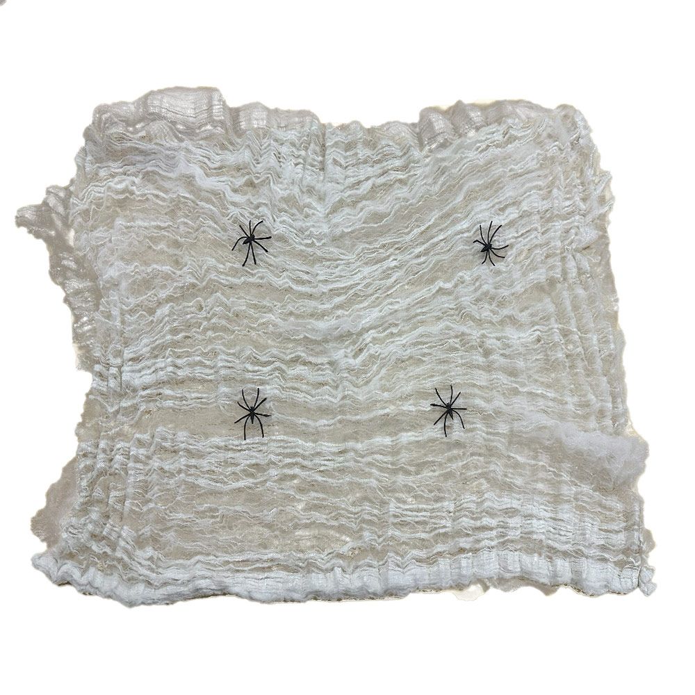 Rubies - Halloween Decoration Spider Web - 60 Gm - White