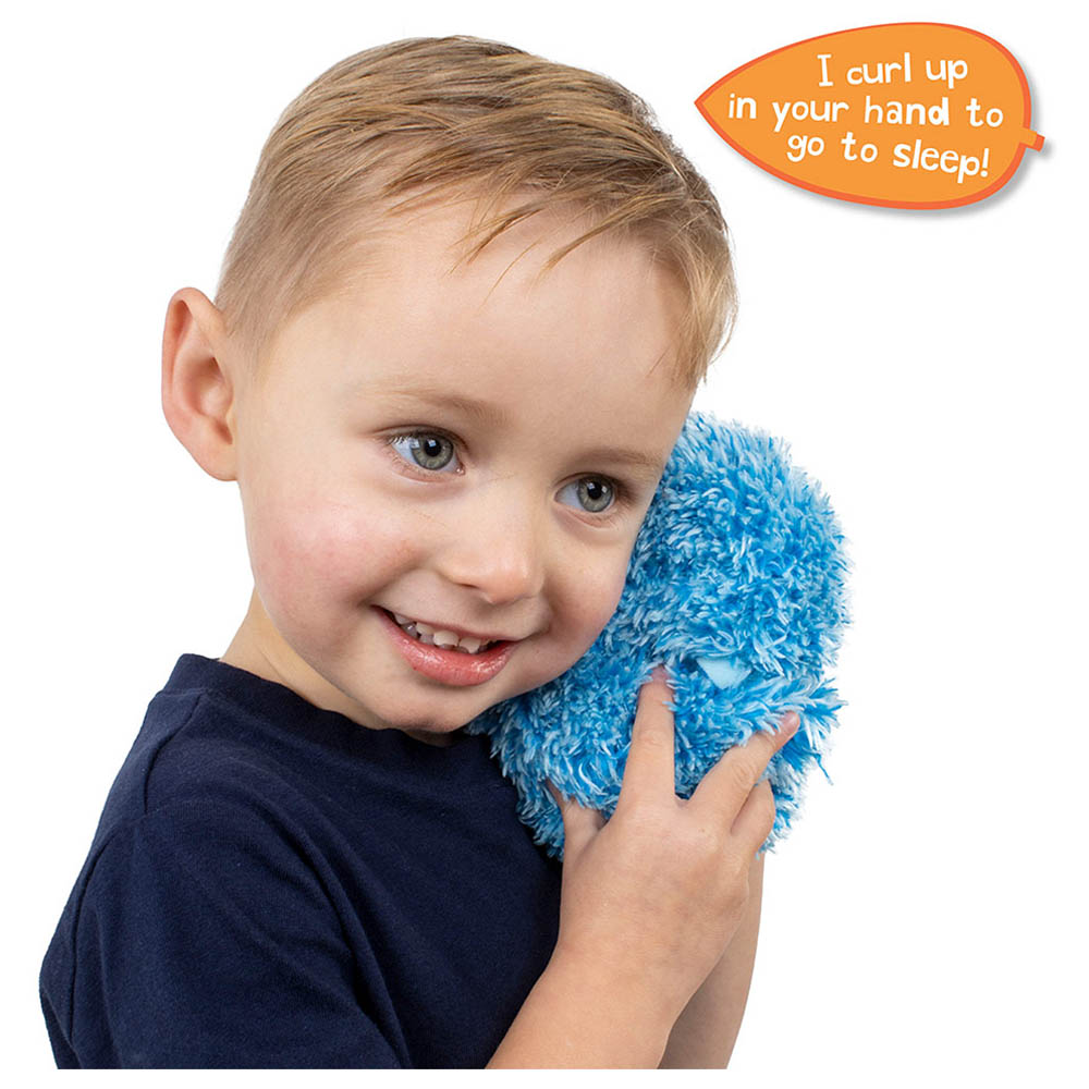 Golden Bear - Curlimals The Badger Interactive Badger Soft Toy - Blue