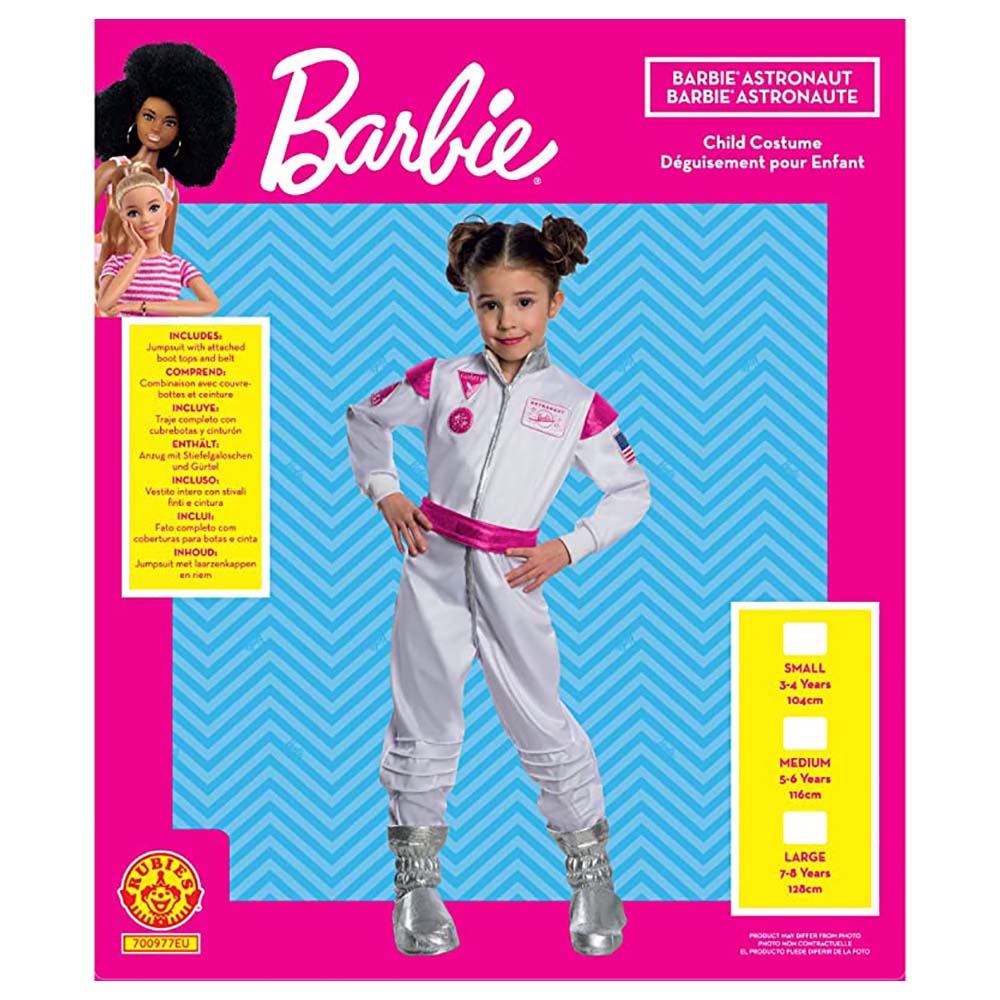 Rubies - Mattel Barbie Astronaut Child Costume  - White