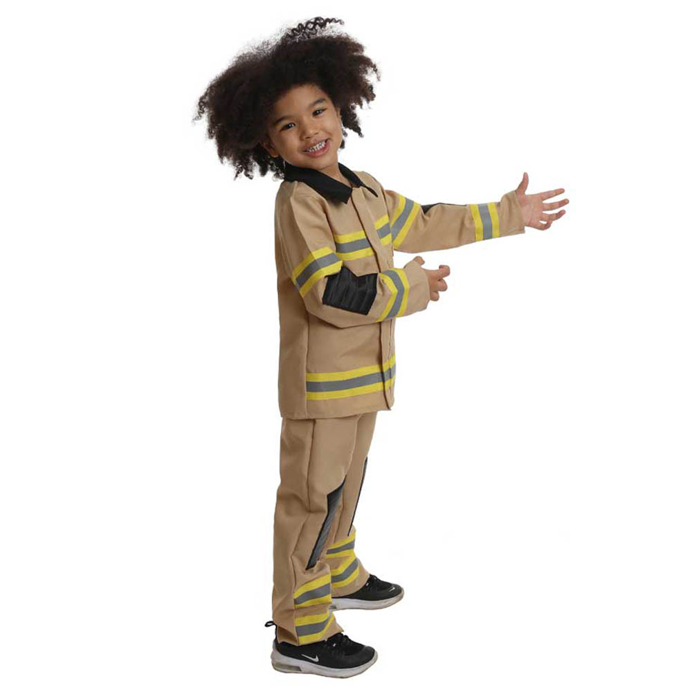 Mad Toys - Firefighter Professions Costumes - Beige