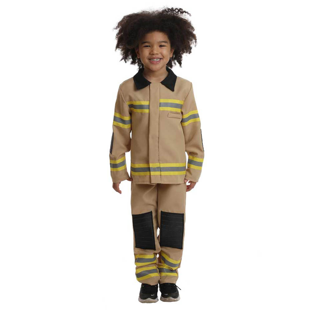 Mad Toys - Firefighter Professions Costumes - Beige