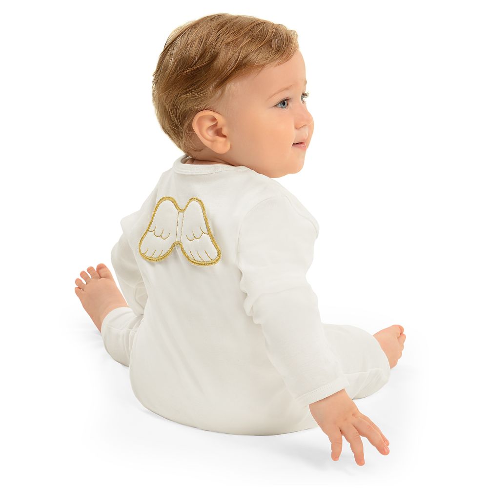 Mini Plum Coming Home Set with Wings 3 Pcs - White